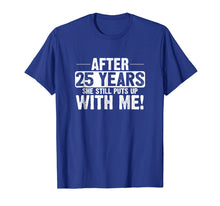Load image into Gallery viewer, 25th Anniversary T-Shirt 25 Years Marriage Husband Gift
