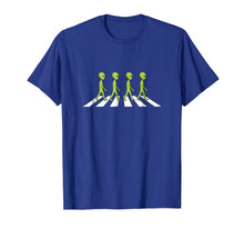 Load image into Gallery viewer, Aliens crossing and walking across road funny shirt gift