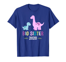 Load image into Gallery viewer, Big Sister Shirt 2020 Brontosaurus Dinosaur T-Shirt