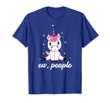 Load image into Gallery viewer, Ew, People Shirt | Cool Introvert Rainbow Unicorns Tee Gift