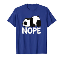 Load image into Gallery viewer, Nope Not Today Lazy Panda Animal Womens Girls T-Shirt Gift