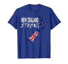 Load image into Gallery viewer, New Zealand flag t shirt; New Zealand Strong flag t shirt;