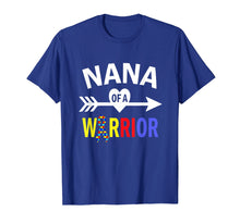 Load image into Gallery viewer, Autism Nana Shirt, Nana Of A Warrior Autism Grandma T-Shirt