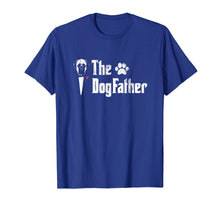 Load image into Gallery viewer, Mens The Dogfather English Mastiff Dog Dad Tshirt Father's Day G