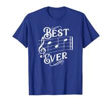 Load image into Gallery viewer, Mens Best Dad Ever Music Notes Funny Father's Day Gift T-Shirt