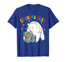 Load image into Gallery viewer, Mens Autism Grandpa Bear! Autism Awareness Gift T-Shirt