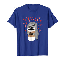 Load image into Gallery viewer, Cute Coffee Sloth - Graphic Print T Shirt