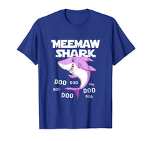 Load image into Gallery viewer, Meemaw Shark T-Shirt Mother Grandma Halloween Christmas