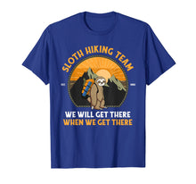 Load image into Gallery viewer, Sloth Hiking Tshirt, Sloth Hiking Team T-shirt