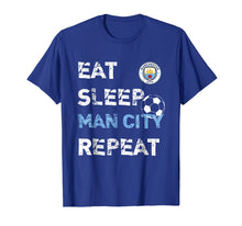 Load image into Gallery viewer, Eat Sleep Man City Repeat T-Shirt