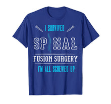 Load image into Gallery viewer, Scoliosis Awareness T Shirt I Survived Spinal Fusion Surgery