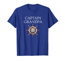 Load image into Gallery viewer, Captain Grandpa! Funny Boating & Sailing T-Shirts