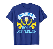 Load image into Gallery viewer, My First Communion Shirt Gift Kids Chalice Cross Boys Girls