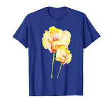 Load image into Gallery viewer, California Poppies Watercolor Flowers Cool Shirt Gift