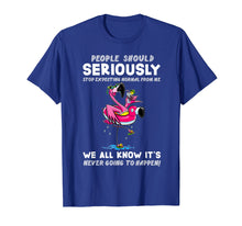 Load image into Gallery viewer, People Should Stop Expecting Normal From Me Flamingo Tshirt