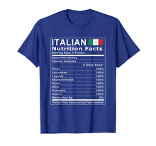 Load image into Gallery viewer, Italian Nutrition Facts T Shirt