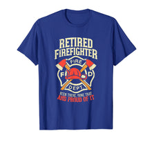 Load image into Gallery viewer, Mens Heroic Retired Firefighter T Shirt Fireman Gift Idea