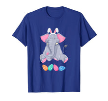 Load image into Gallery viewer, Funny Easter Elephant With Bunny Ears And Eggs T Shirt