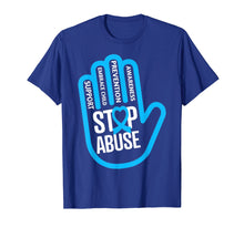 Load image into Gallery viewer, Child Abuse Awareness T Shirt - show your support for kids