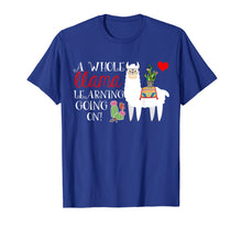 Load image into Gallery viewer, A Whole Llama Learning Going On Shirt Teachers Students Gift