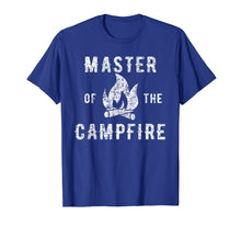 Load image into Gallery viewer, Master of the campfire - Camping Lover Slogan T-Shirt