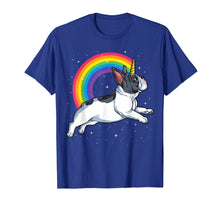 Load image into Gallery viewer, French Bulldog Unicorn Shirt Girls Space Galaxy Frenchicorn