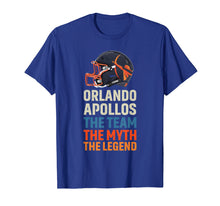 Load image into Gallery viewer, Orlando Football Apollos the team the myth the legend shirt