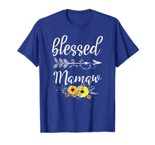 Load image into Gallery viewer, Funny Blessed To Be Called Mamaw Flower T-Shirt Gift