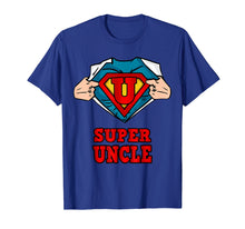 Load image into Gallery viewer, Super uncle Superhero Shirt - Great gift from niece and neph