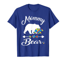 Load image into Gallery viewer, Mommy Bear Autism Awareness T Shirt Love Support Family