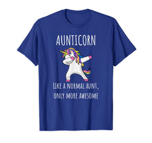 Load image into Gallery viewer, Aunticorn Like An Aunt Only Awesome Dabbing Unicorn T-Shirt