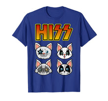 Load image into Gallery viewer, HISS Cute Funny Cat Kitten Cat Rock n Roll Band T Shirt Gift