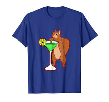 Load image into Gallery viewer, Squirrel Drinking Cocktail Funny Chipmunks Nuts Cool T-Shirt