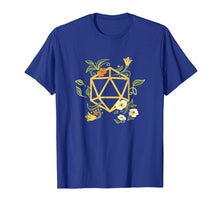 Load image into Gallery viewer, Geeky Polyhedral D20 Dice Set Plant Nerdy T-Shirt