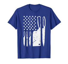 Load image into Gallery viewer, Chef Knife Set Shirt | Patriotic American Flag Kitchen Gift