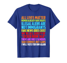 Load image into Gallery viewer, All Lives Matter Women Already Have Right Rights Shirt