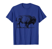 Load image into Gallery viewer, Buffalo T-Shirt American Bison Classic Print Tee