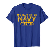 Load image into Gallery viewer, United States Navy Retired Faded Grunge T-Shirt