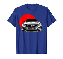 Load image into Gallery viewer, JDM Tuner Civic T-shirt Vintage Rising Sun Fast Car Fans