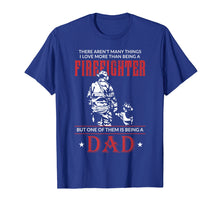 Load image into Gallery viewer, Mens Firefighter Dad & Son T Shirt Daddy Father's Day Christmas