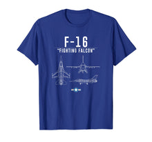 Load image into Gallery viewer, F-16 Shirt Military Air Force F16 Fighter Jet Tee