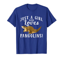 Load image into Gallery viewer, Just A girl Who Loves Pangolins Save The Pangolin Tshirts