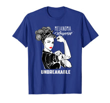 Load image into Gallery viewer, Melanoma Warrior Unbreakable Shirt Melanoma Awareness Gift
