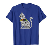 Load image into Gallery viewer, Autism Awareness Cat T Shirt - Gift for Autistic Teacher