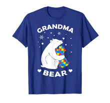 Load image into Gallery viewer, Grandma Bear T-Shirt for Autism Awareness Grandmother Shirts