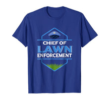 Load image into Gallery viewer, Funny Lawn Enforcement Officer Tshirt Grass Mowing Tee Men