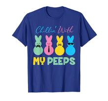 Load image into Gallery viewer, Chillin' With My Peeps Easter Bunny T-Shirt with bow tie