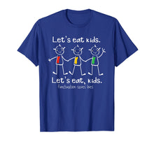 Load image into Gallery viewer, Funny Grammar Humor T-Shirt Let's Eat Kids Punctuation Joke