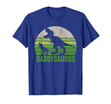 Load image into Gallery viewer, Funny Daddy Dinosaur T Shirt, Daddysaurus Fathers Day Shirts