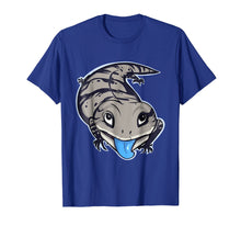 Load image into Gallery viewer, Blue Tongue Skink Cute Artsy Tee